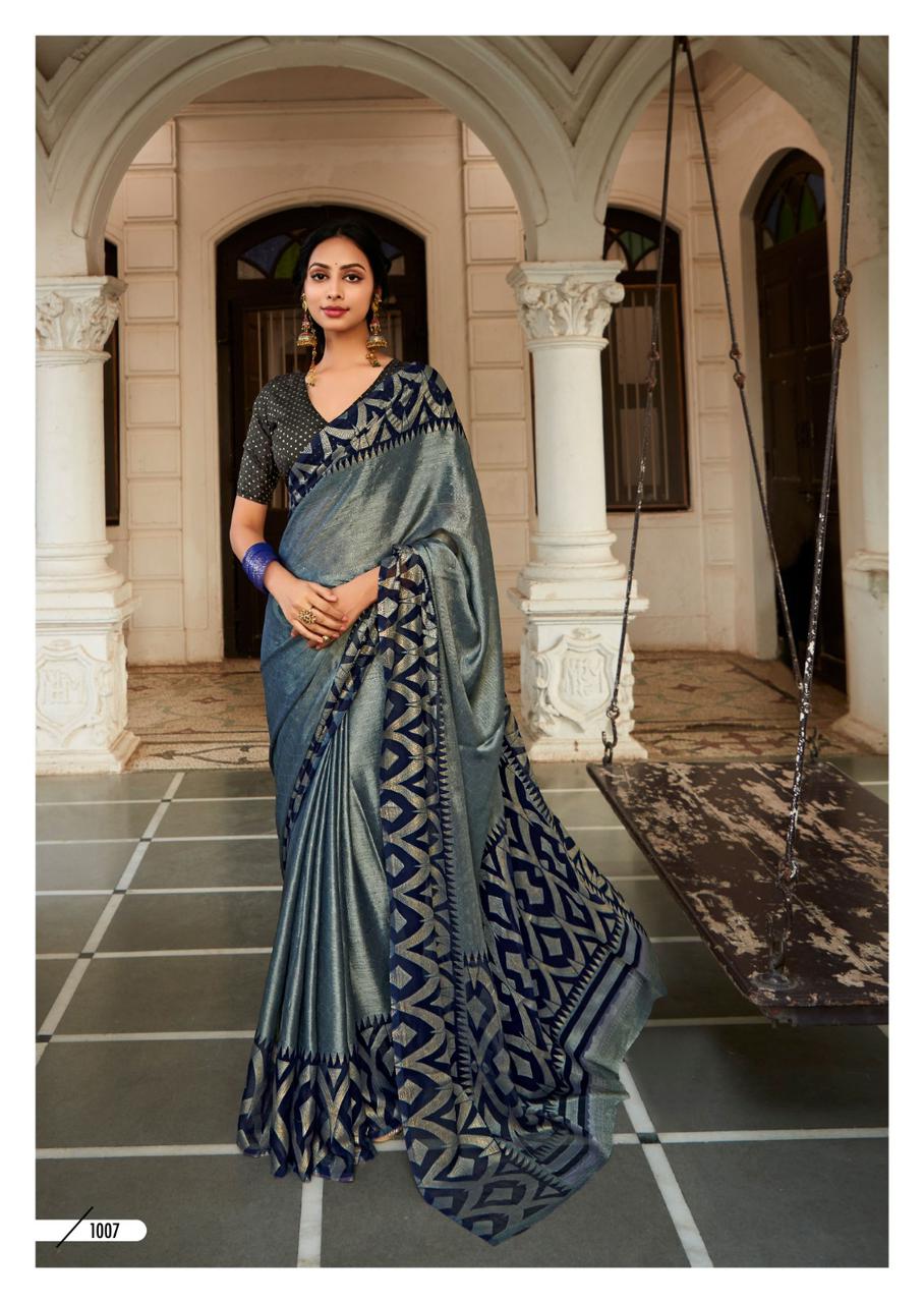 Krishna Vol 7 By Kashvi Printed Chiffon Sarees Wholesale Shop In Surat